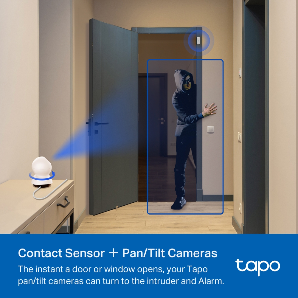 Bộ cảm biến thông minh TP-Link Tapo T30 KIT | Bảo vệ cửa /Phát hiện chuyển động / Chuông báo | App Tapo | Bảo hành 1 năm | Hàng Chính Hãng
