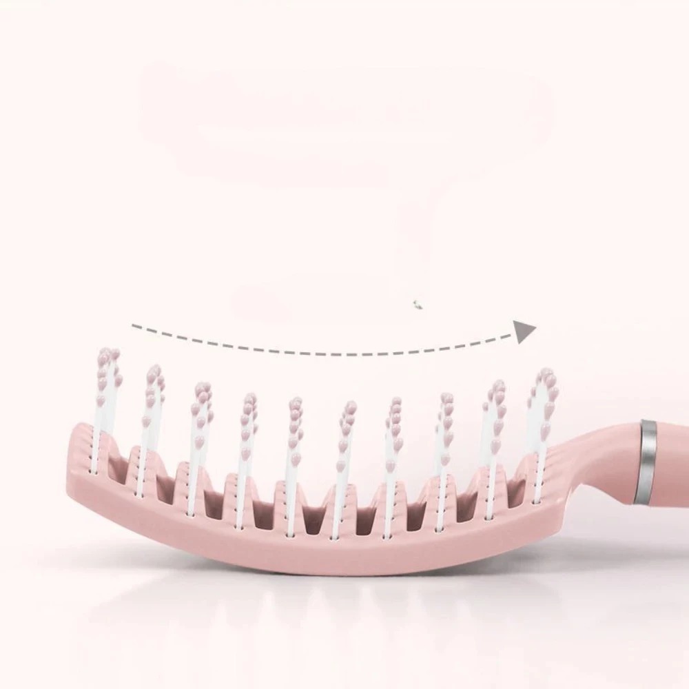 Lược Chải Tóc Đệm Khí Giúp Mát Xa Da Đầu, Tạo Kiểu Tóc Tại Nhà Cực Kì Tiện Lợi - giao màu ngẫu nhiên