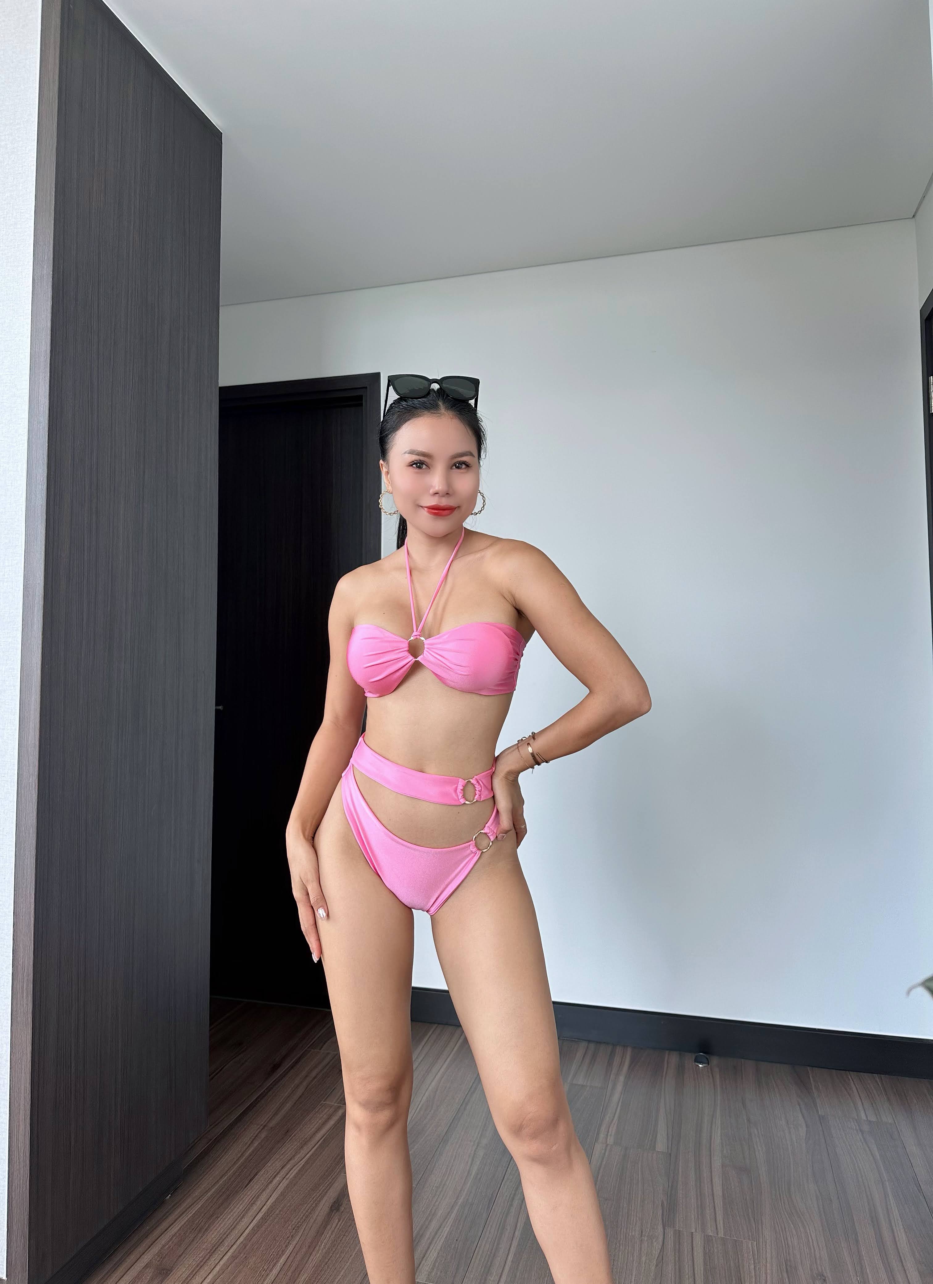 Glam Bikini Set | Đồ bơi nữ hai mảnh cạp cao phối khoen quyến rũ | DỨA BIKINI &amp; SPORTWEAR