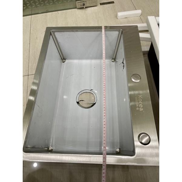 Chậu Rửa Bát 1 Hố INOX 304 -Chi Tiết Lắp Đặt Chậu Rửa Chén Như Hình