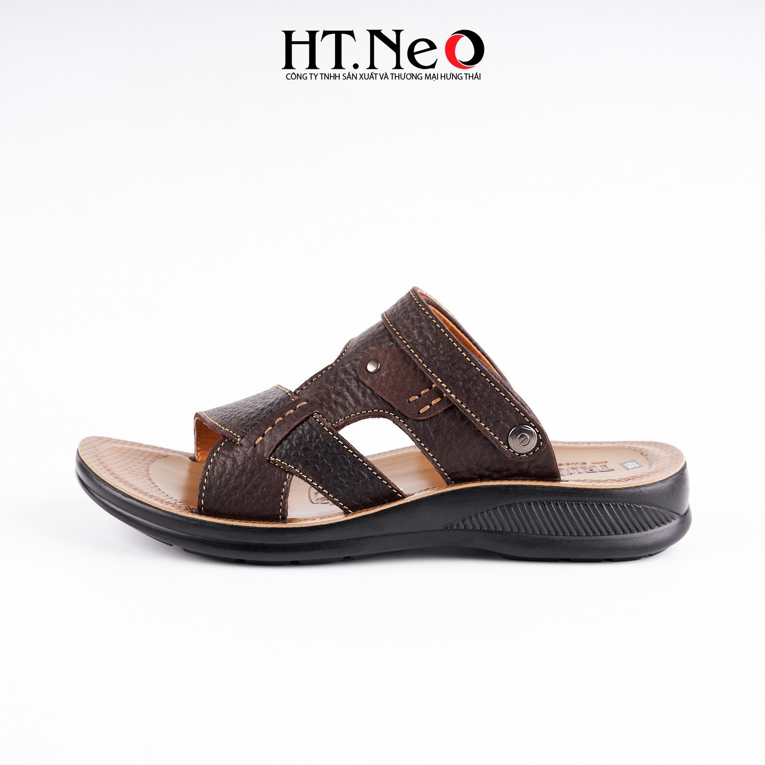 Sandal nam, dép sandal nam chất liệu da cao cấp, đế kếp đi êm chân, bền, thiết kế đơn giản SD169