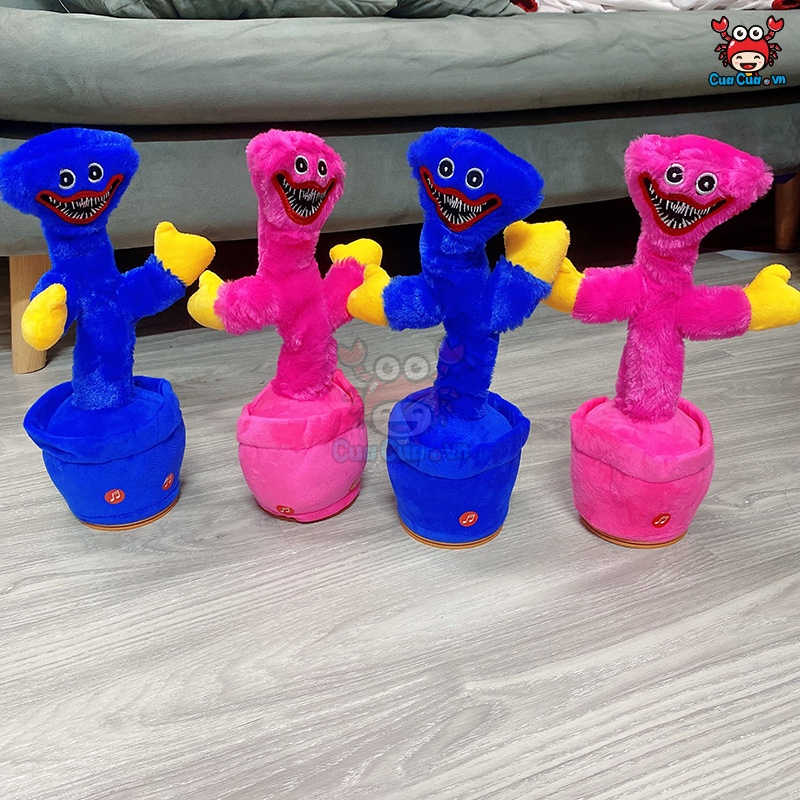 Cây xương rồng huggy wuggy poppy playtime nhảy múa biết nói tiếng việt nhại giọng, đồ chơi trẻ em cho bé học hát vui vẻ