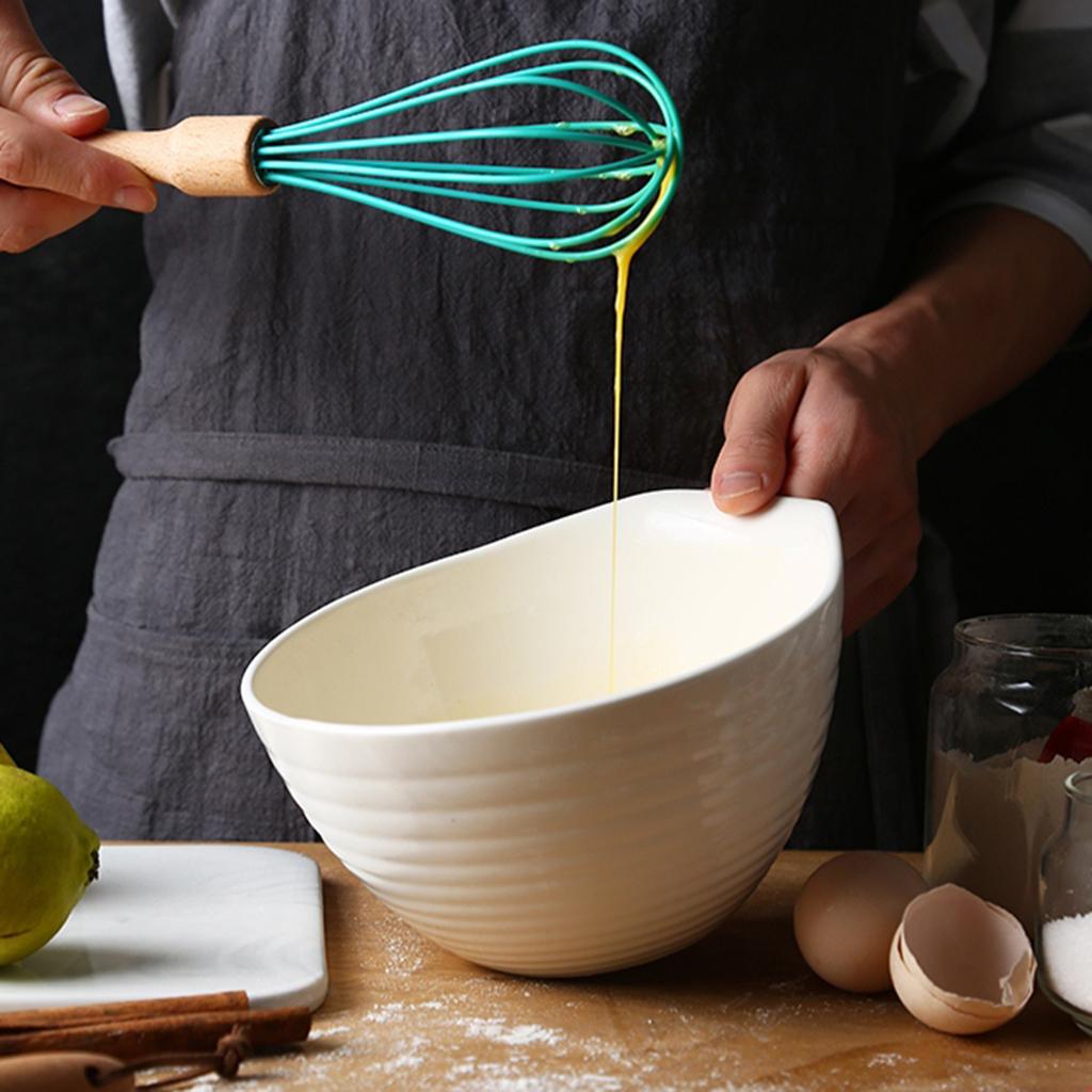 Egg Beater Whisk Hand Blender Mixer Cake Beech Baking Tool