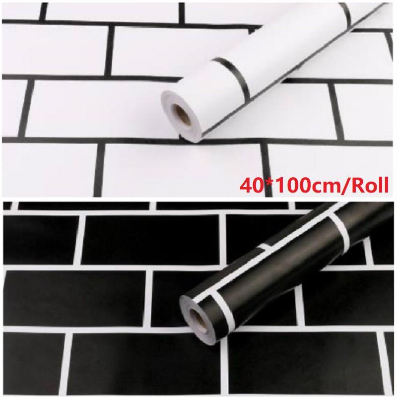 Giấy Dán Tường Giả Gạch 3d 45x100cm