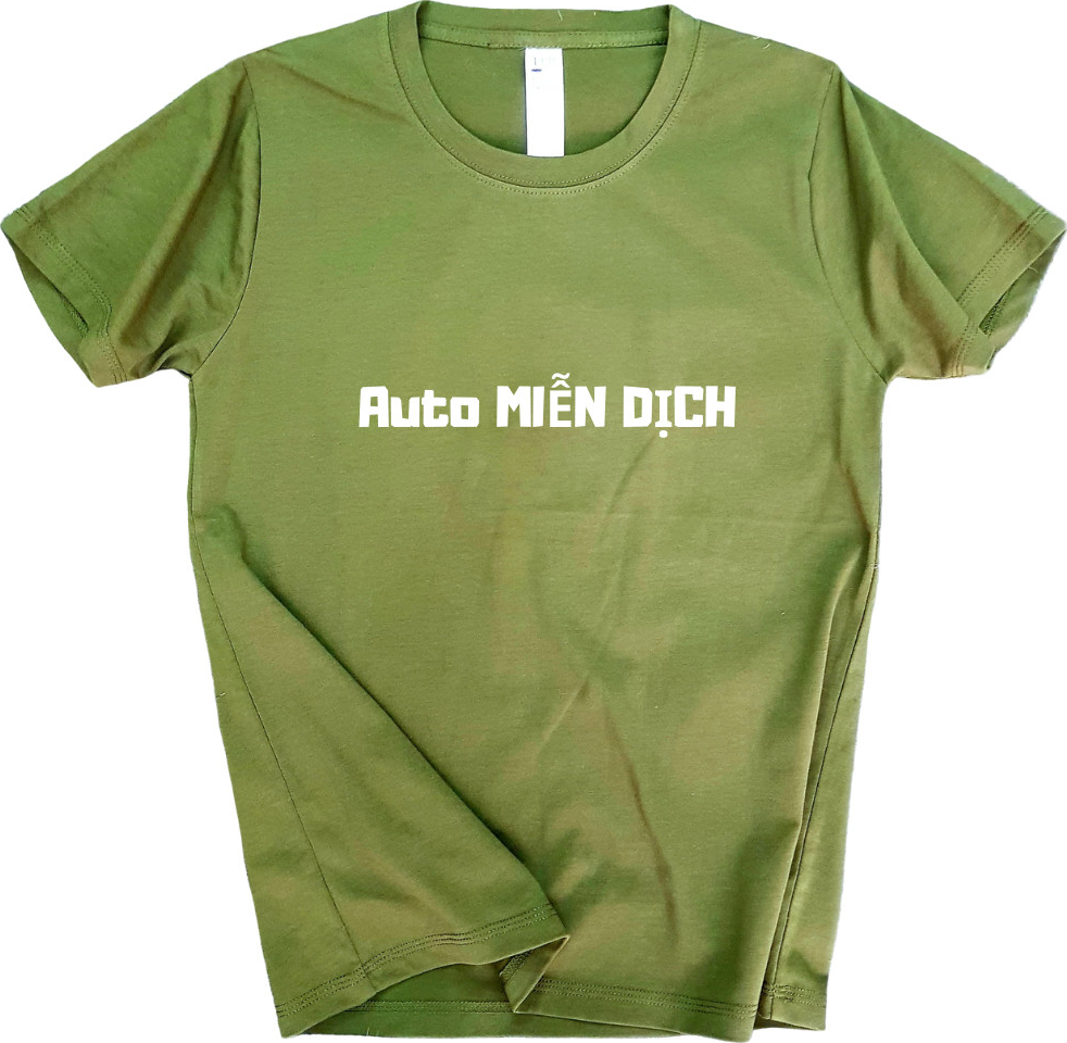 Áo thun nam nữ 80% Cotton DarkGreen05