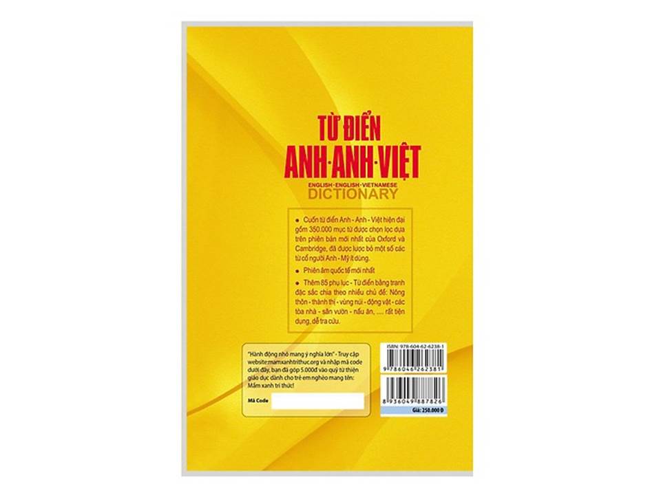 Từ Điển Oxford Anh - Anh - Việt ( hơn 350000 mục từ được chọn lọc và 85 phụ lục bằng tranh đặc sắc ) ( tặng kèm bút chì dễ thương )