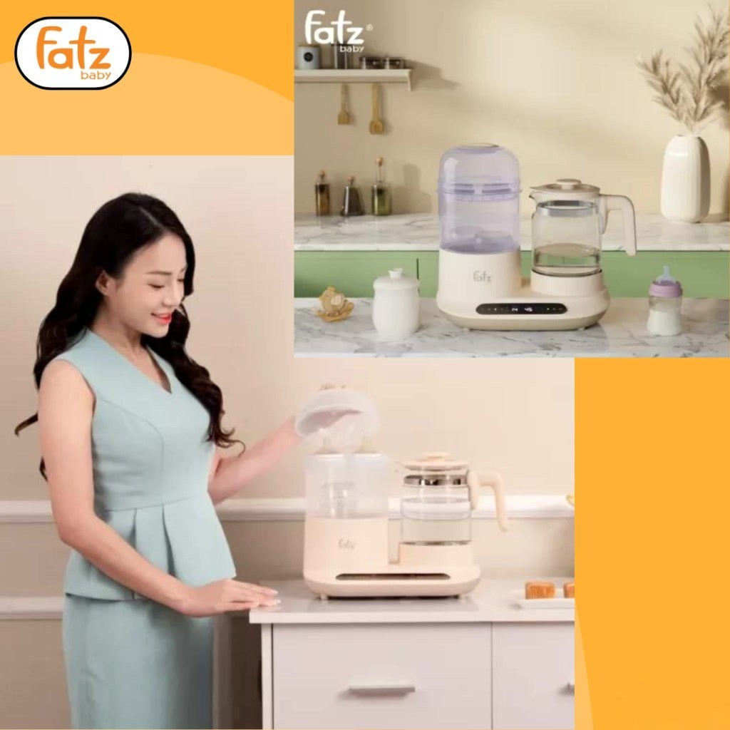 Máy đa năng điện tử tiệt trùng, sấy khô, hâm sữa, hấp, hầm cháo chậm, đun &amp; hâm nước Multimax 11 – FB9502KB - Hàng Chính Hãng