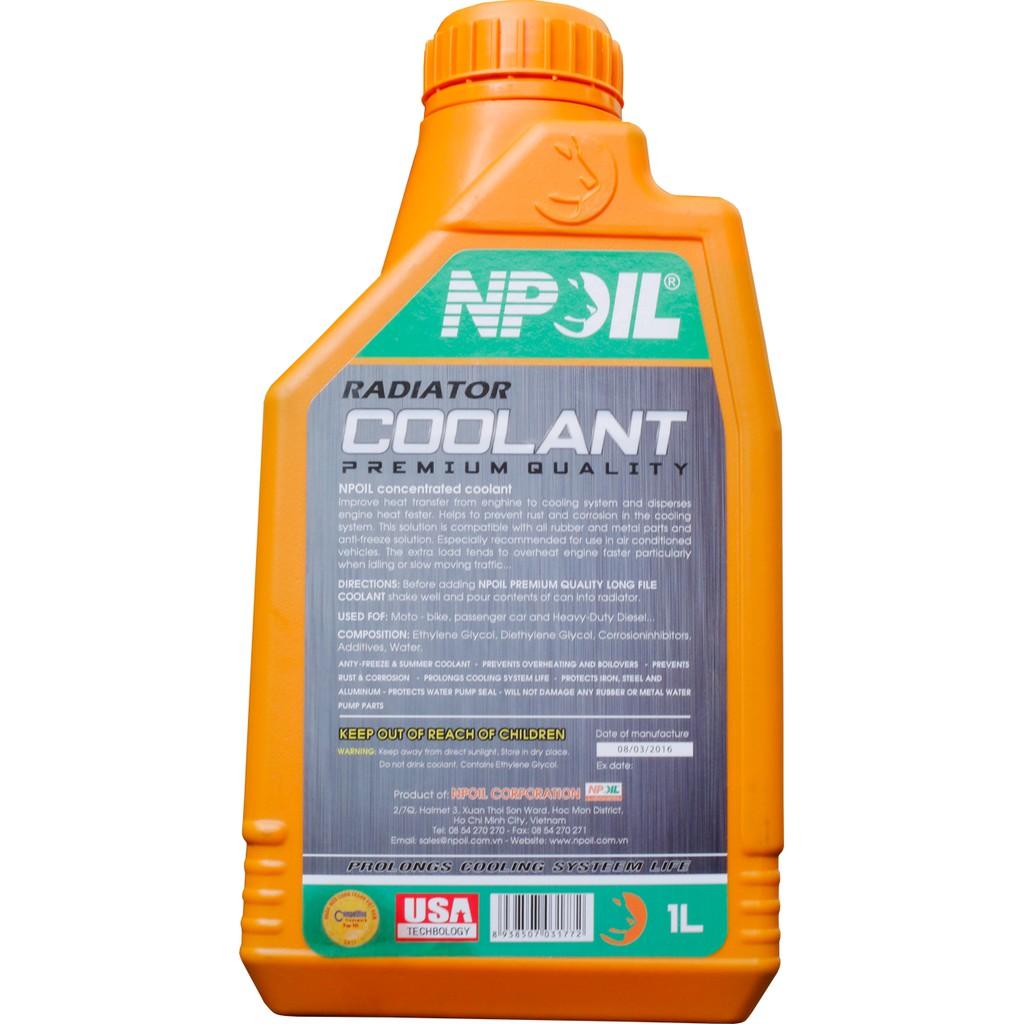 Nước làm mát động cơ – NP COOLANT màu XANH chai 1L