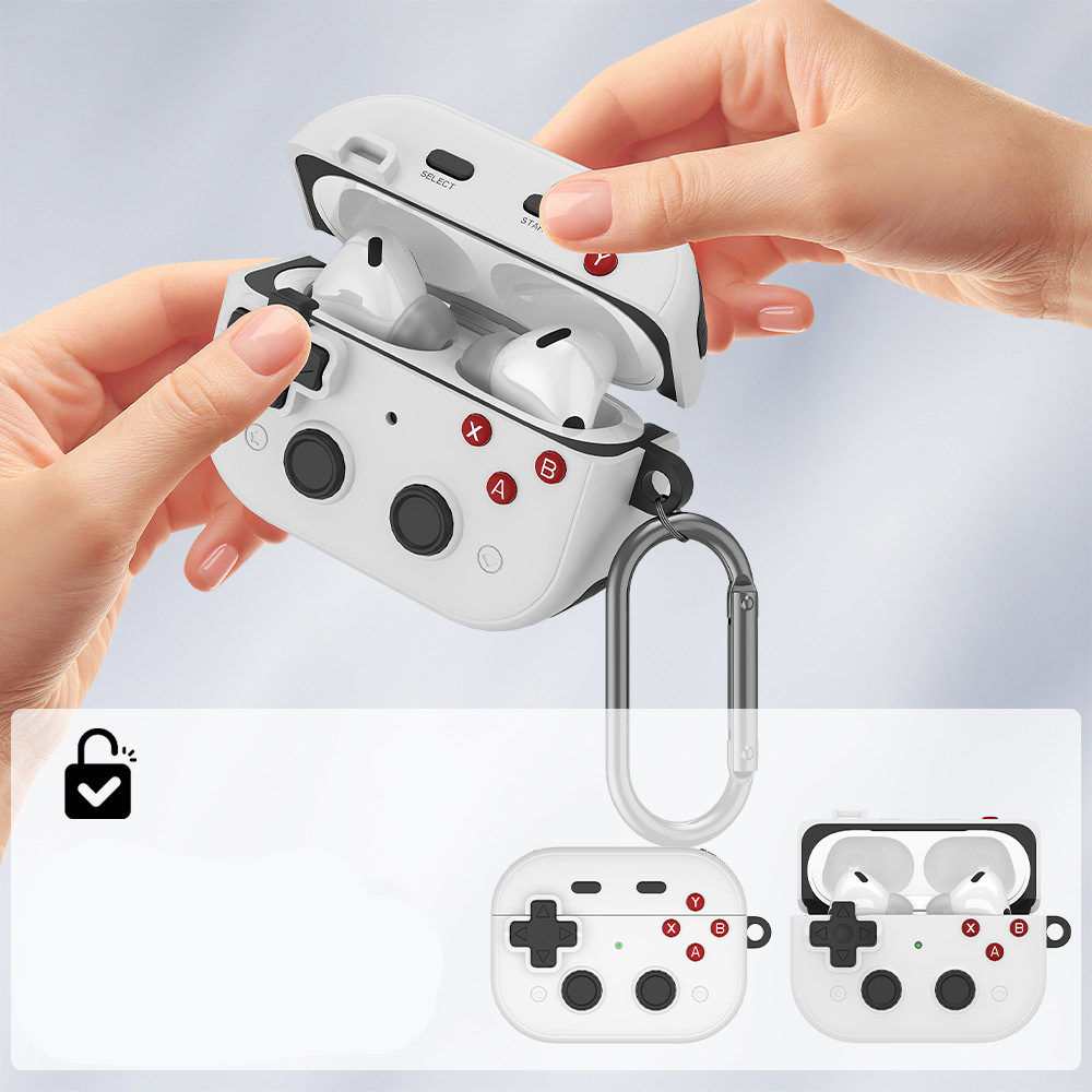 Bao Case Ốp Tay Cầm Game Có Khóa Chống Thất Lạc Rơi Tai Nghe cho Airpods 4 / Airpods Pro 3 - Hàng Chính Hãng