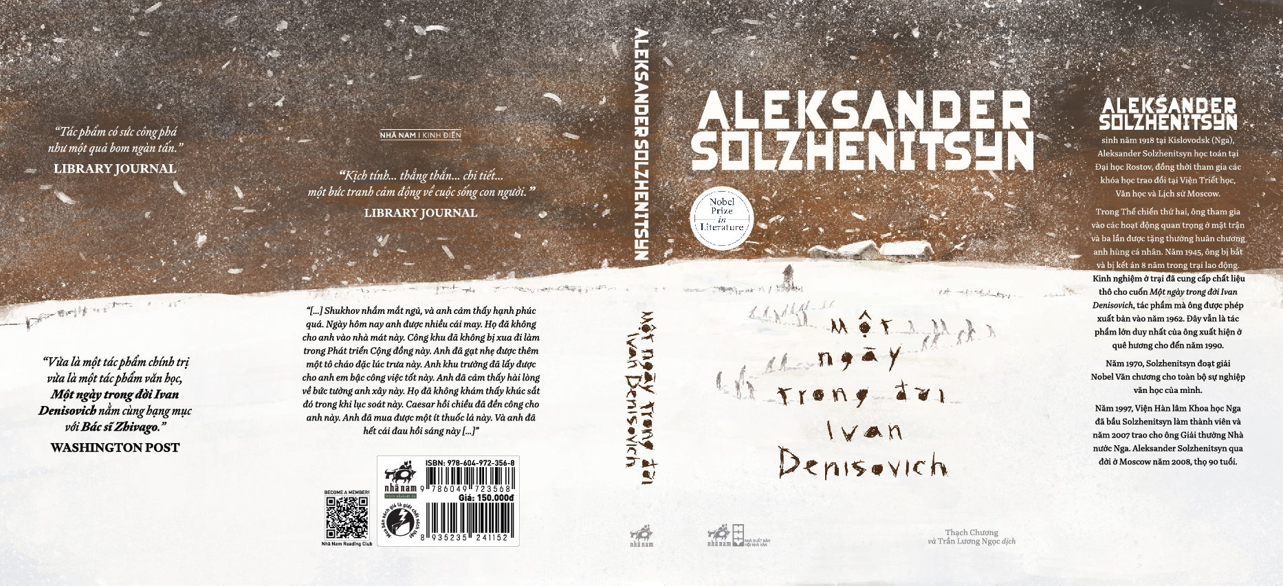 Sách - Một ngày trong đời Ivan Denisovich (Bìa cứng) (Aleksander Solzhenitsyn) (Nhã Nam Official)
