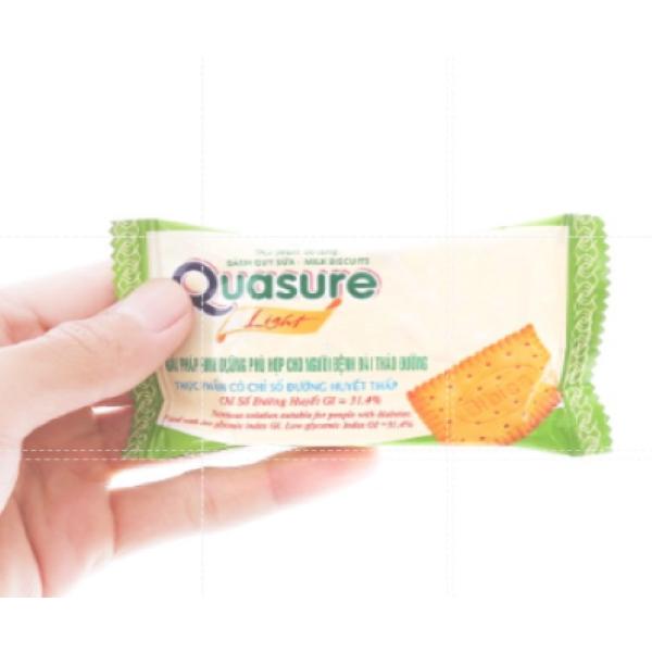 Combo 2 món bánh quasure dành cho người ăn kiêng và tiểu đường - Bibica  quasure cốm 126g/  quasure quy 140g