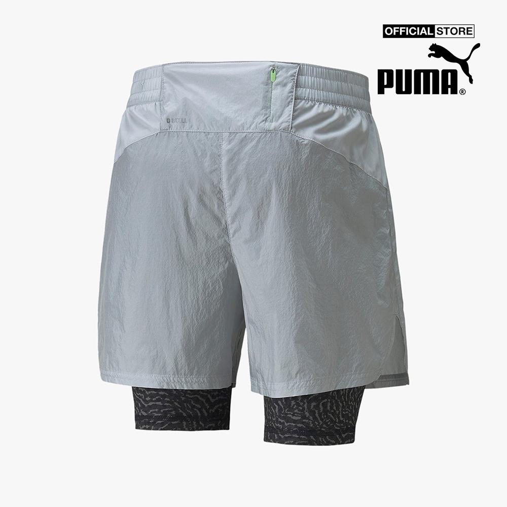 PUMA - Quần shorts thể thao nam FSTR 2 in 1 Woven 5” Running 521481