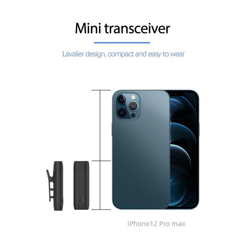 Micro ko dây/mini mic livestream/micro không dây cài áo/tablet táo/Android Vlog Type-C/Hải cảng Micrô