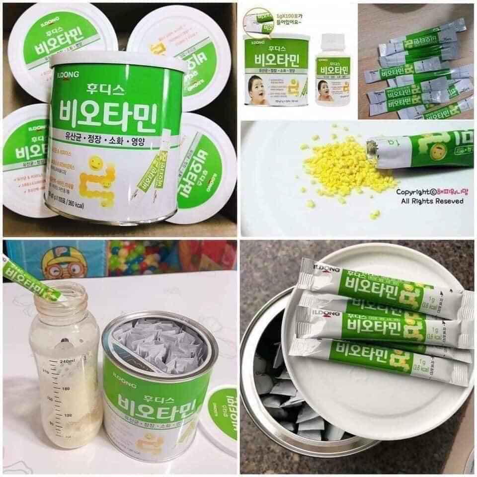 Men vi sinh Ildong Foodis Hàn Quốc hỗ trợ tiêu hóa, hấp thụ dinh dưỡng, Bổ sung vitamin và khoáng chất từ sữa non - Massel Official