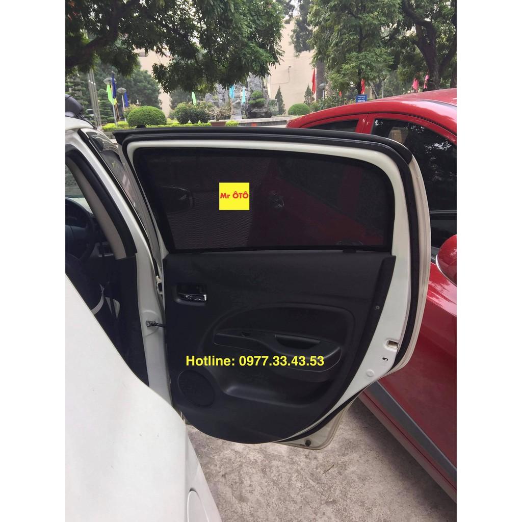 Rèm Che Nắng Xe Mitsubishi Mirage 2012-2016 Hàng Chuẩn Xịn Loại 1
