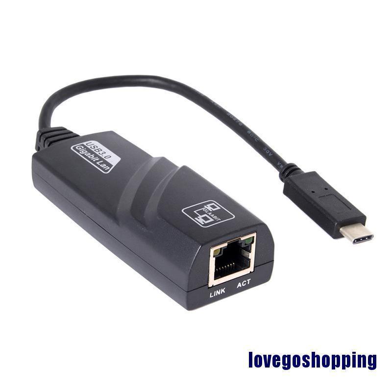 Đầu Chuyển Đổi Mạng LAN 1000Mbps USB-C Sang RJ45 Gigabit Ethernet