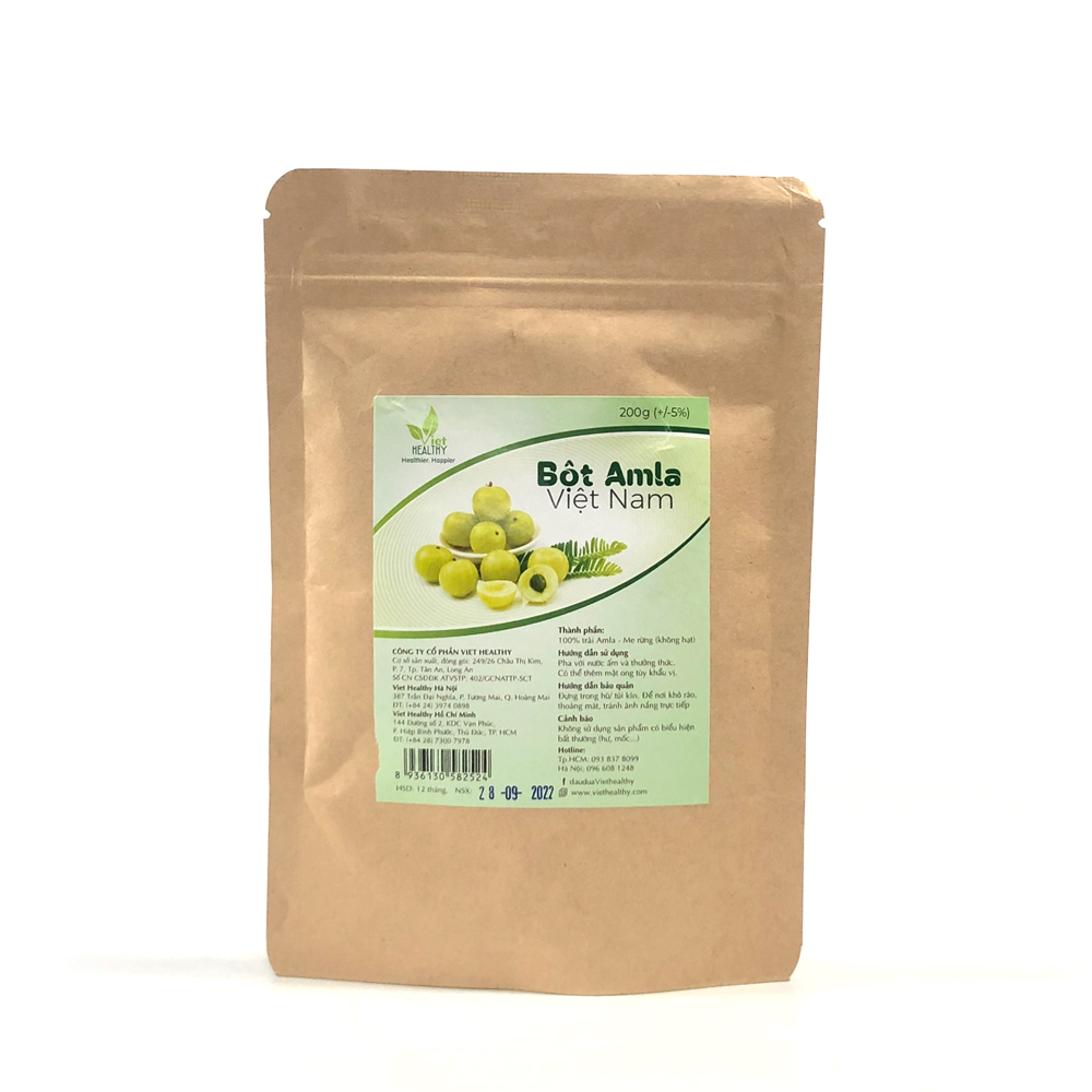 Hình ảnh Bột Amla nguyên chất Viet Healthy 200g