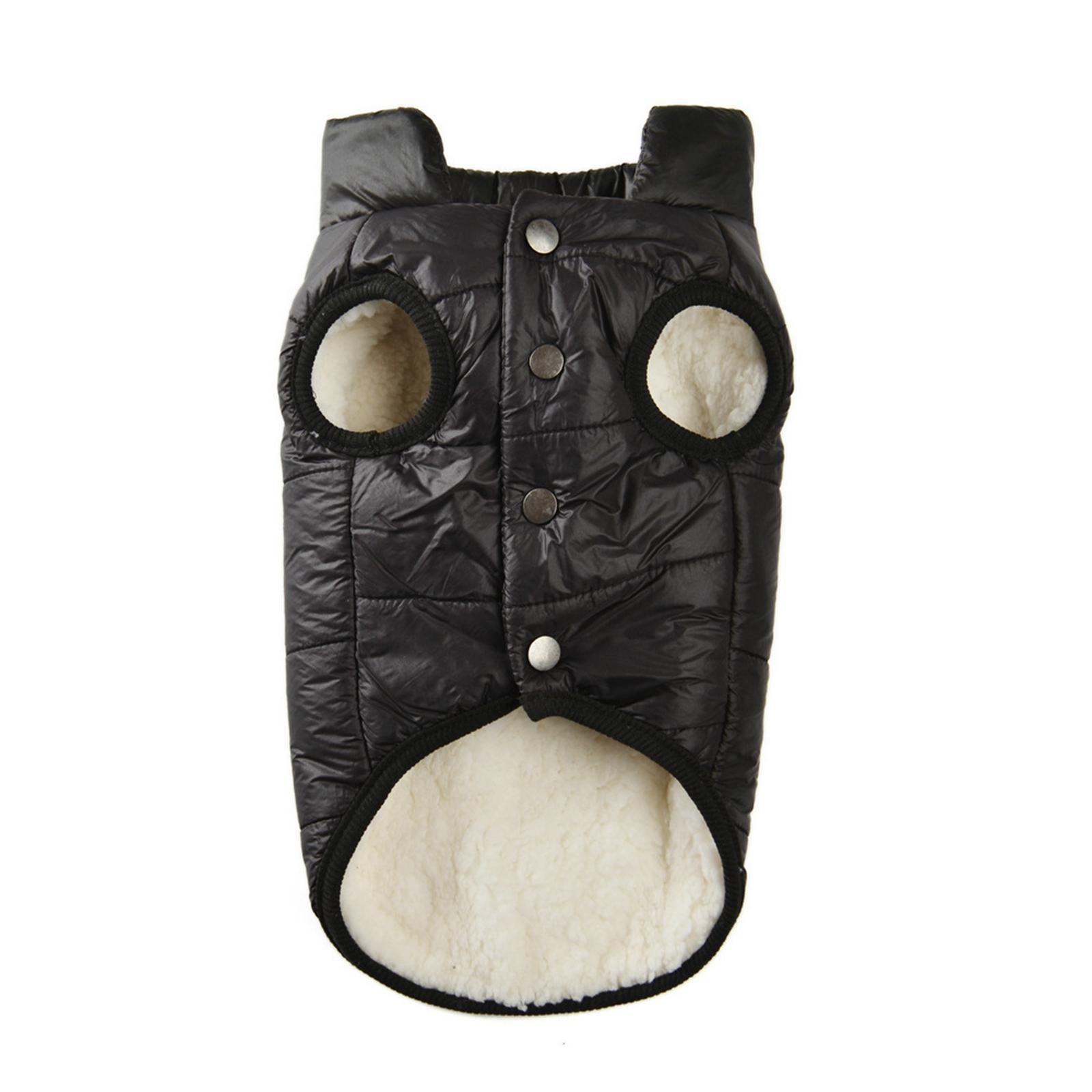 Dog Warm Winter Sweater Coat, Fleece Lined Warm Dog Jacket Cold Coat Small Dogs Warm Garment Winter Sweatshirt Apparel