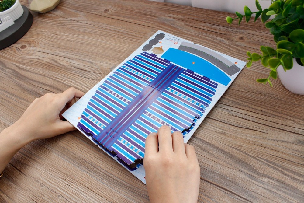 Mô hình giấy 3D - Khách sạn Burj Al Arab - Dubai