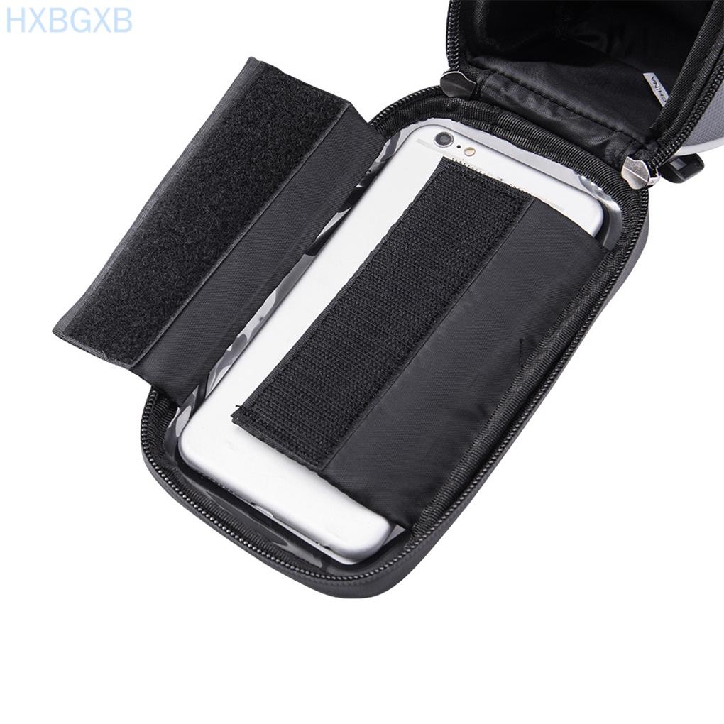 Bike Waterproof Bag Top Tube Handlebar Case Touchscreen Cell Phone Mount Holder Road Bicycle Front Frame Bag