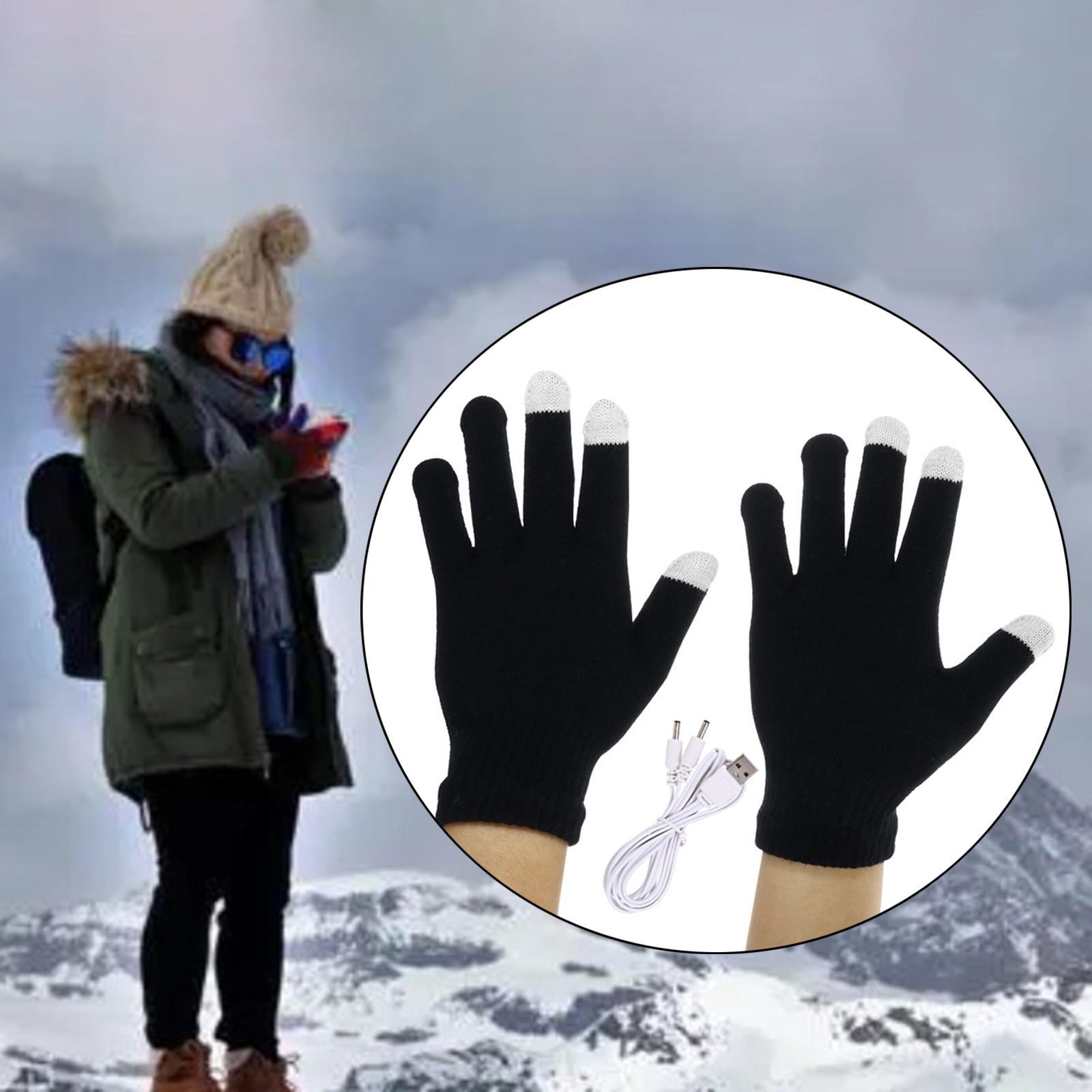 Electric USB Heating  Full Hands Sports for  Men Winter Gift