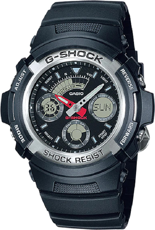 Đồng Hồ Casio Nam dây nhựa G-Shock AW-590-1ADR