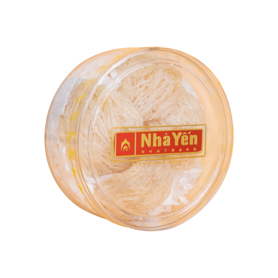 Tổ Yến Trắng Sơ Chế - Nhà Yến Nha Trang - Loại Chất Lượng 4.5 - Hộp 50 Gram - Tổ Yến Sơ Chế - Hàng Chính Hãng