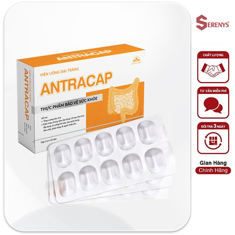 Viên uống đại tràng Antracap