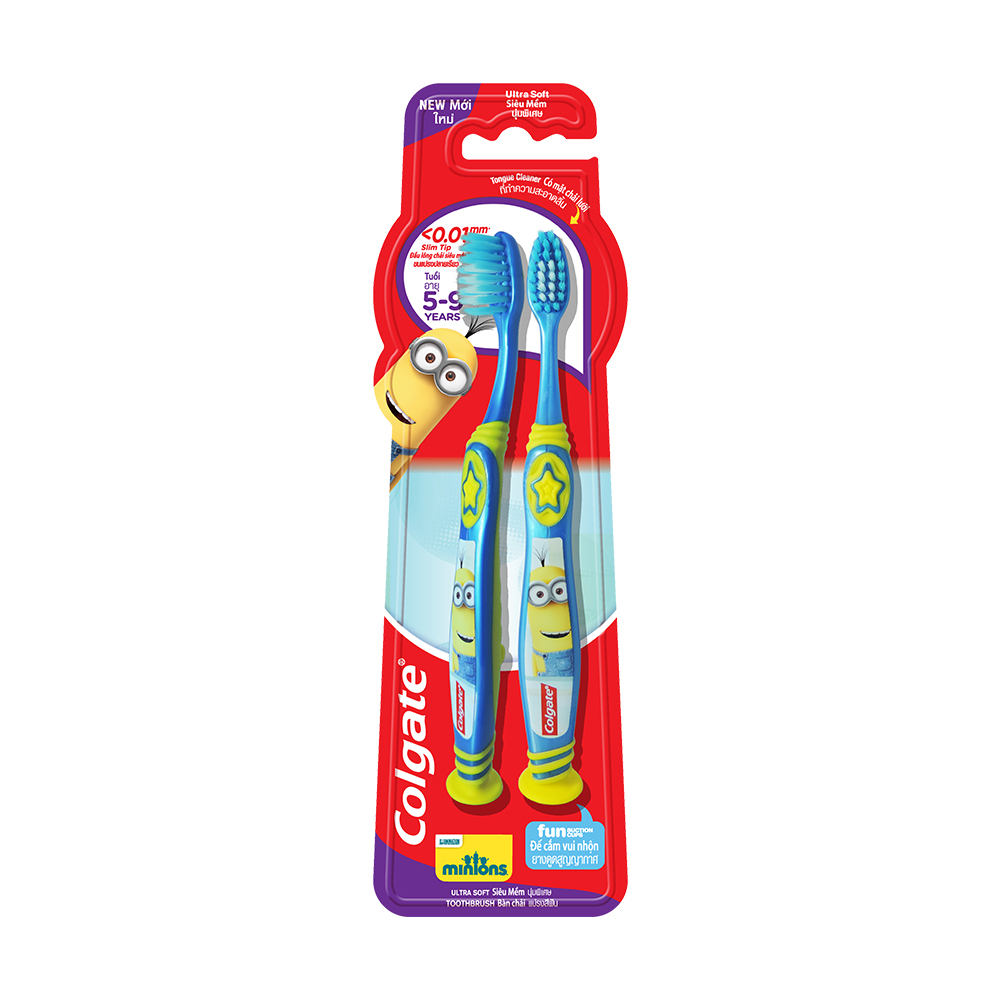 Bộ 2 bàn chải Minions cho trẻ em