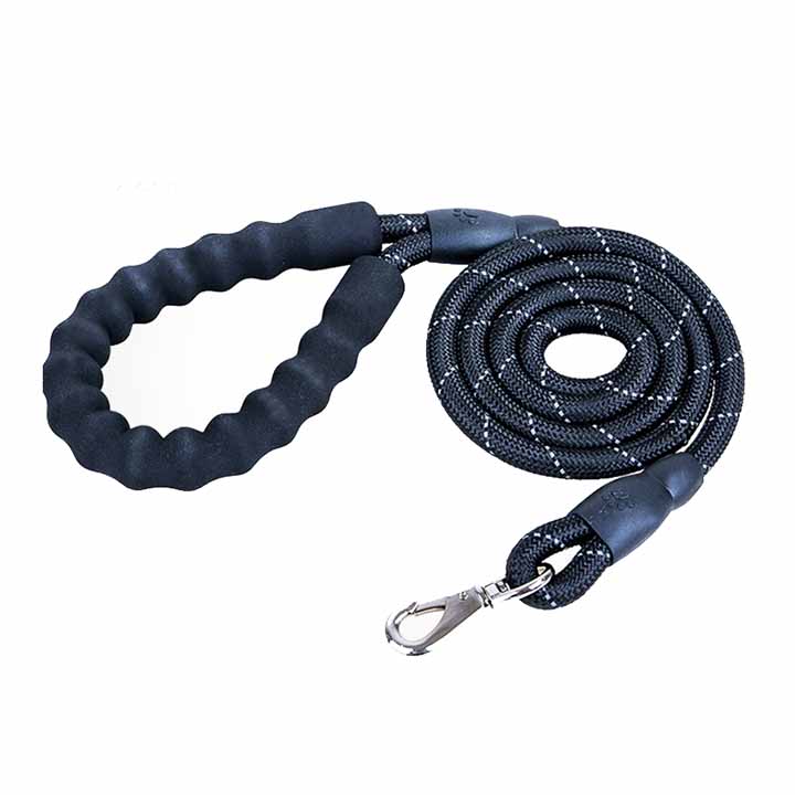 Dây dắt cho chó vải đan co giãn nhẹ trợ lực chắc chắn dài 1.4m - Genyo rope 015 ( màu ngẫu nhiên )