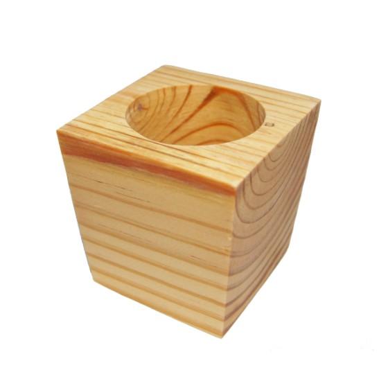 Chậu Trồng Cây Bằng Gỗ Nguyên Khối Tự Nhiên Thiết Kế Đáy Hẹp Độc Đáo