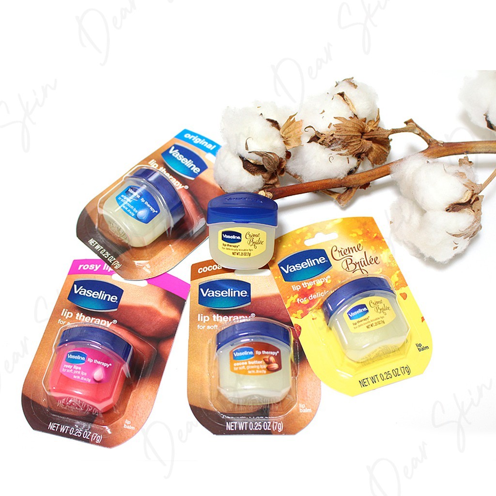 [NK Mỹ] Sáp Dưỡng Môi Vaseline 7g nhiều mùi hương - TD Shop