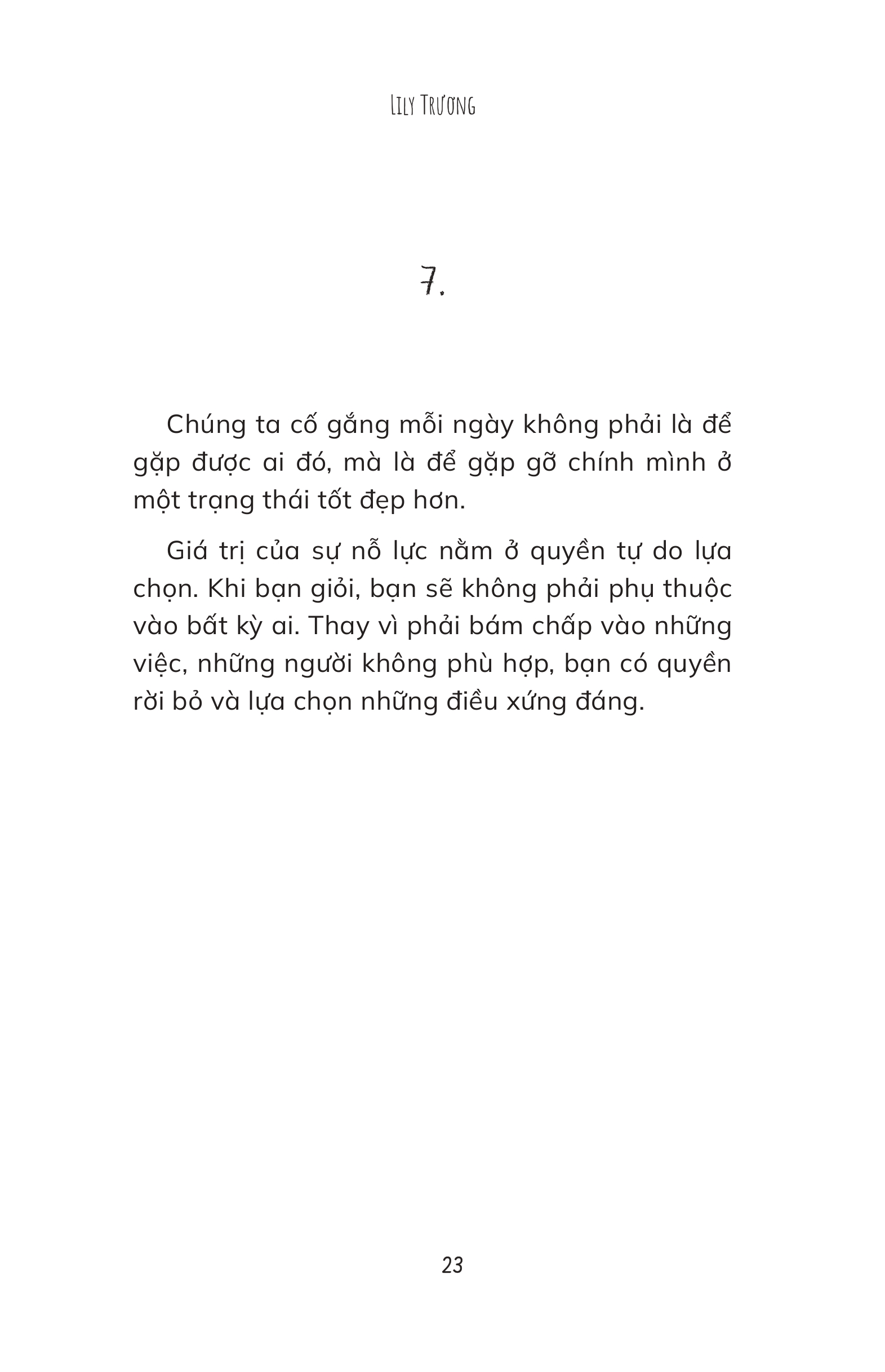 Sách Tôi Thích Dáng Vẻ Nỗ Lực Của Chính Mình - Lily Trương