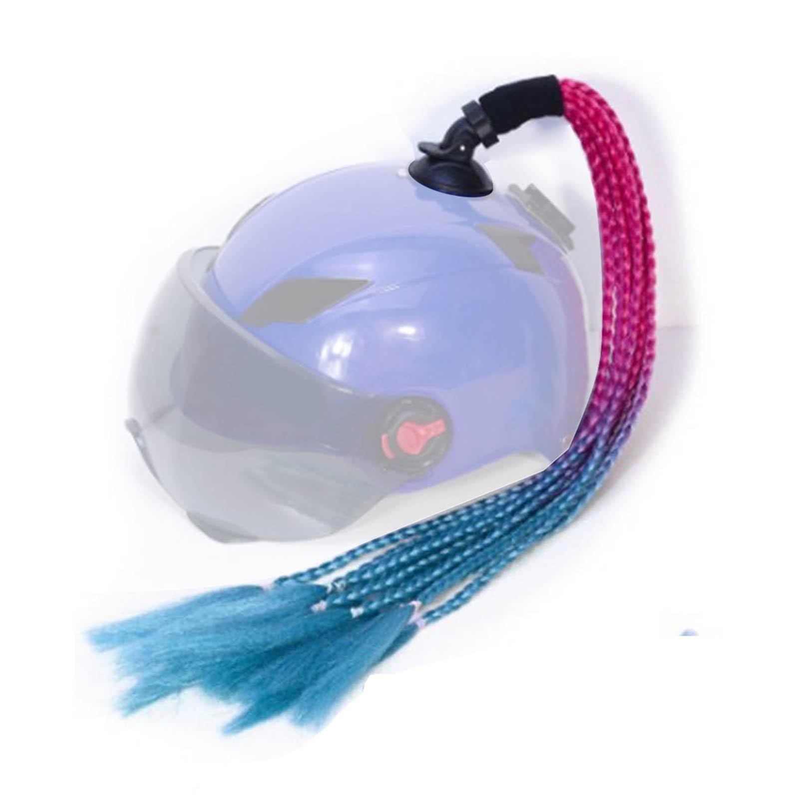 2Pcs Helmet Braids Ponytail Ponytail Braid Decoration
