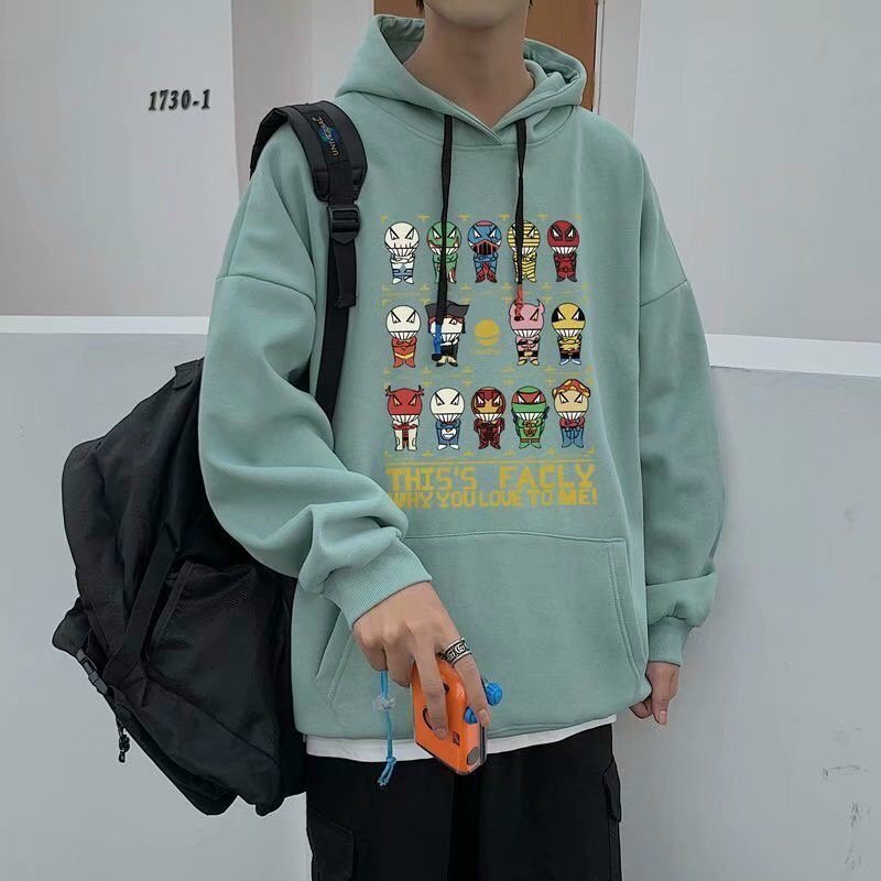 Áo Hoodies nỉ ngoại form rộng WHY YOU LOVE TO ME TiH053