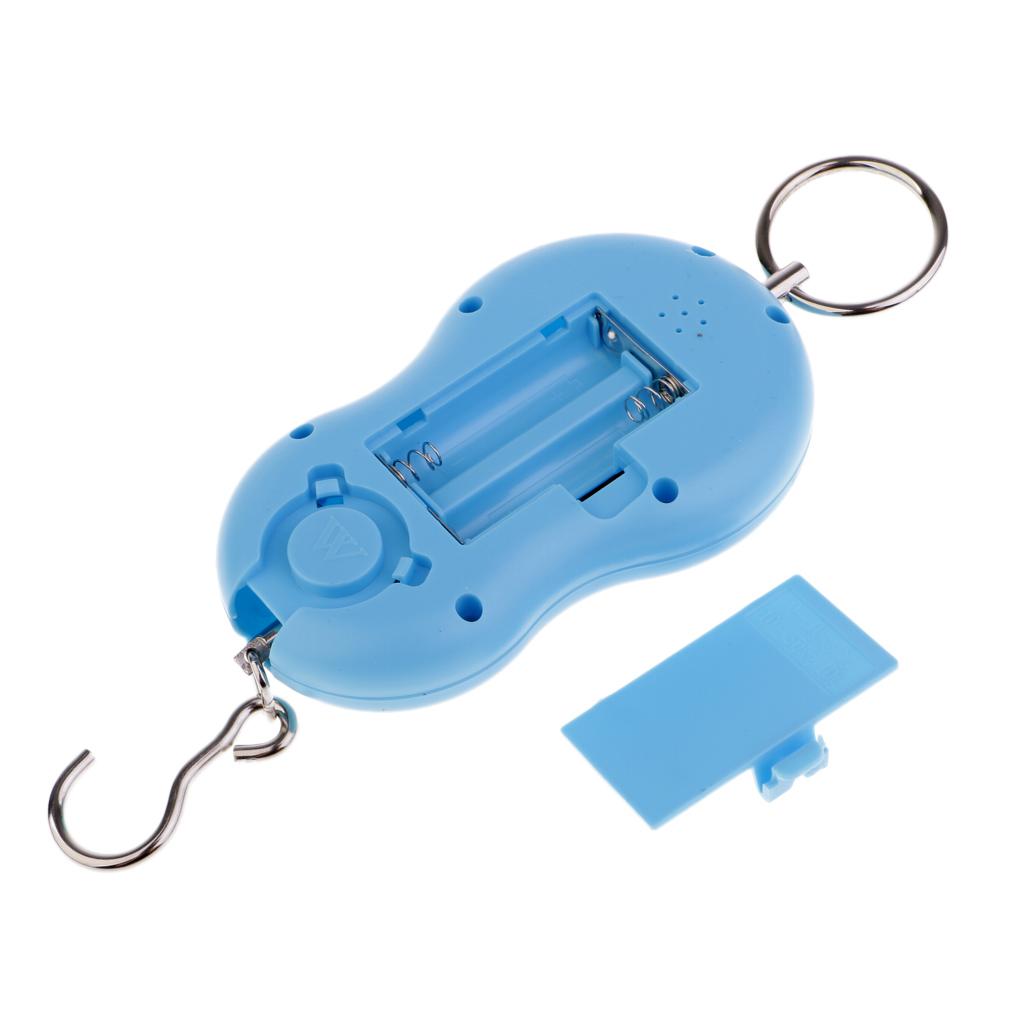 50kg/10g Pocket LCD Digital Fish Hanging Luggage Weight Hook Scale