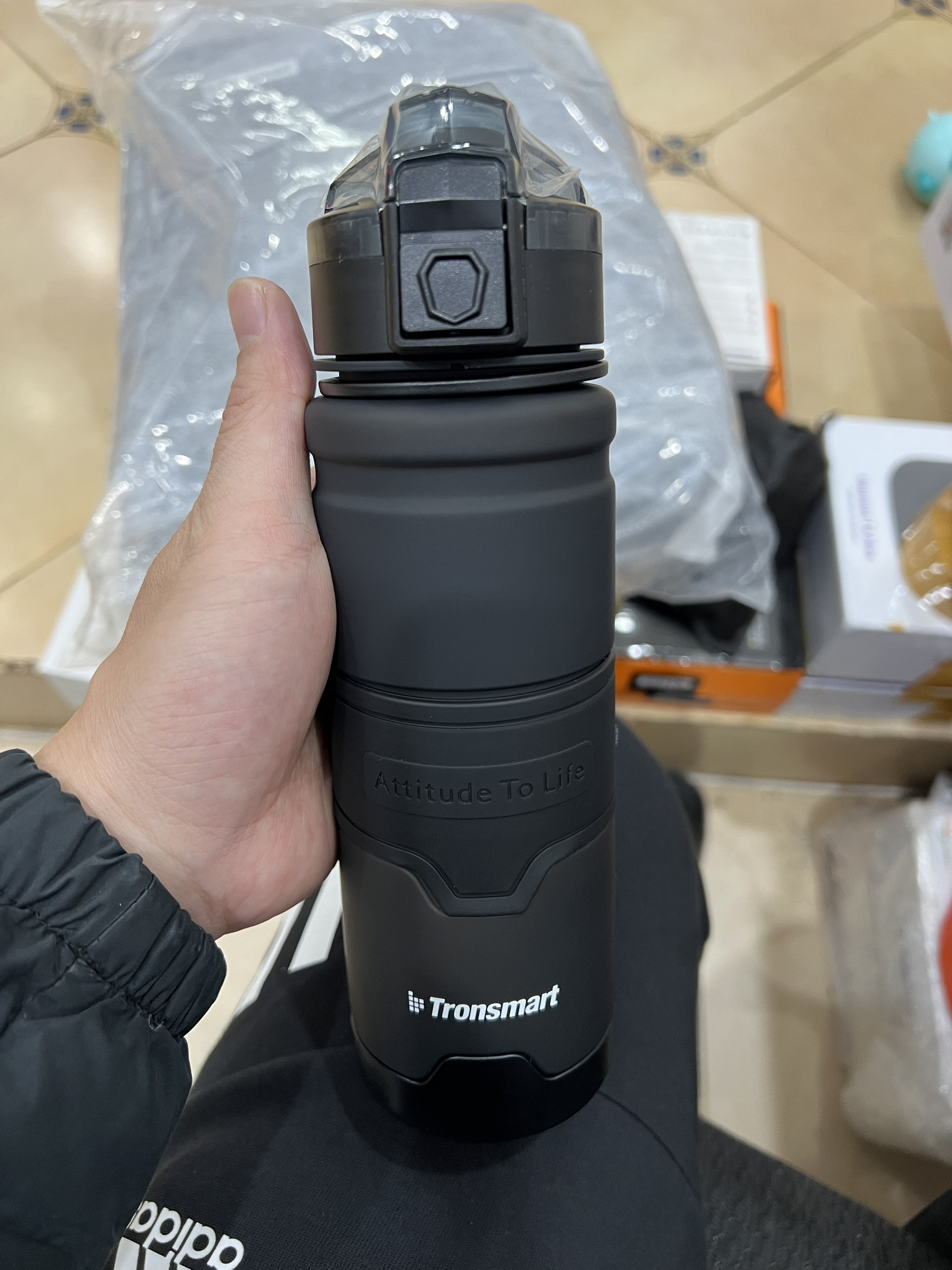 Bình nước thể thao TRONSMART SPORT BOTTLE - Trẻ Trung - Thời trang - Tiện lợi - Hàng Chính Hãng