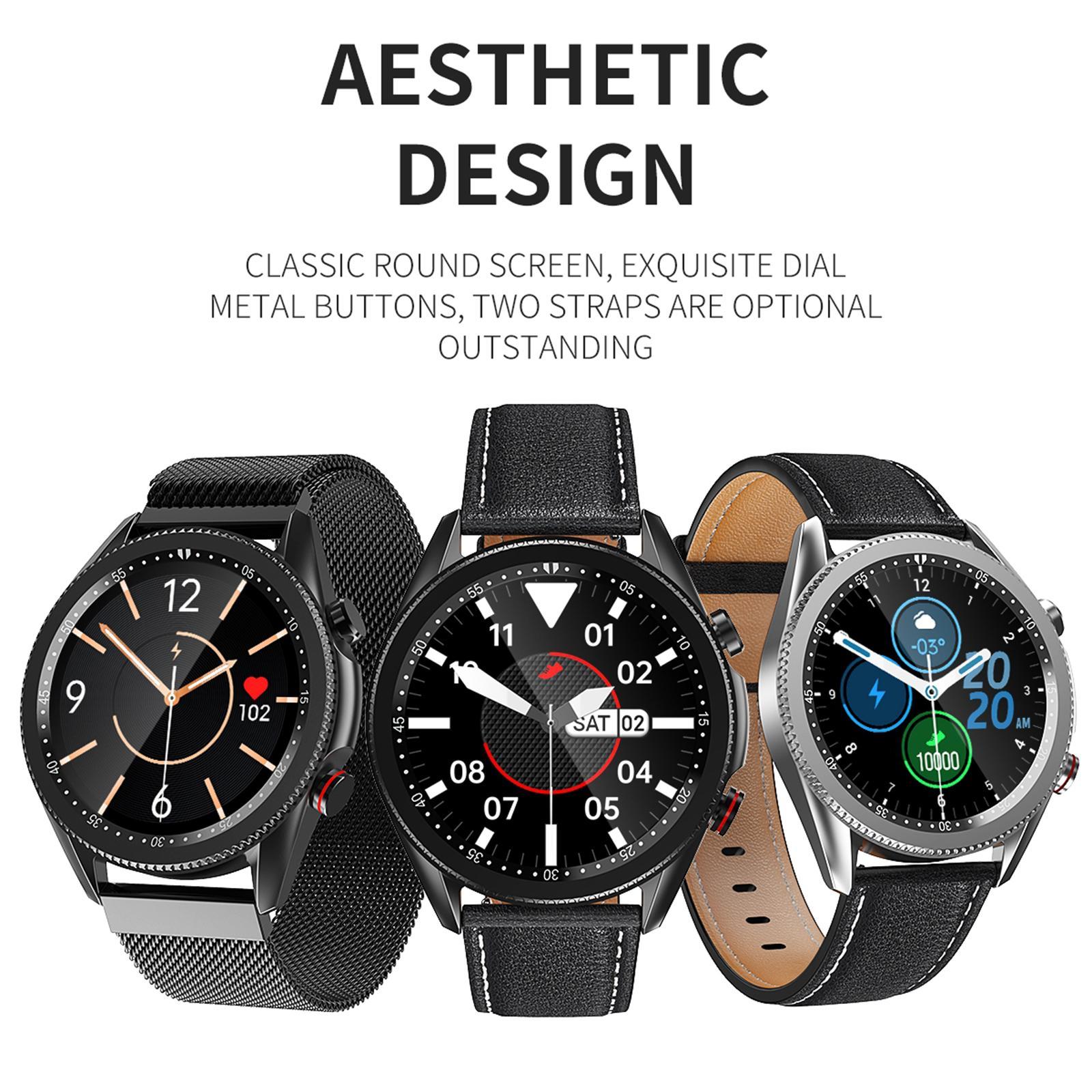 M98 Fashion Sports Men Smart Watch Waterproof Bluetooth Black 01
