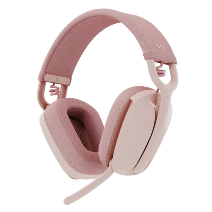 Tai Nghe Không Dây Logitech Zone Vibe 100 - Hàng Chính Hãng - Màu Hồng