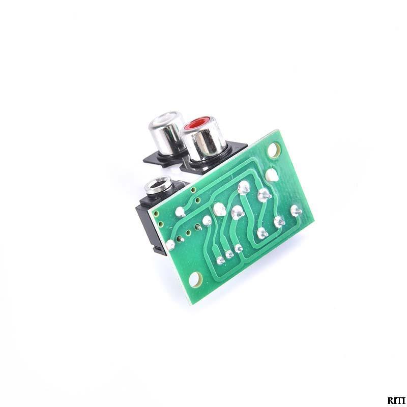 Kết Nối AUX Giắc Cắm Tai Nghe AUX 3.5Mm 2 RCA Sang XH 2.54Mm Tín Hiệu Kết Nối Bộ Chuyển Đổi Ban