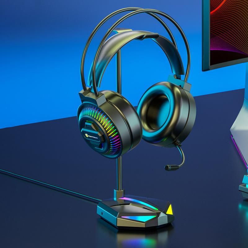 Khung tai nghe quảng cáo móc kim loại gắn trên đầu Giá đỡ tai nghe trò chơi thể thao điện tử tai nghe máy tính để bàn vị trí lưu trữ khung hiển thị