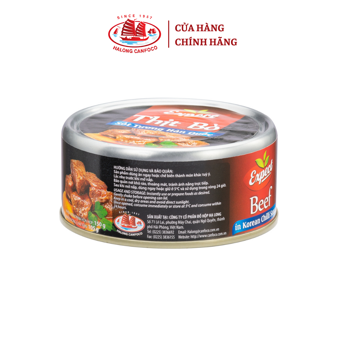 Bò sốt tương Hàn Quốc Expect - 150g - Đồ Hộp Hạ Long