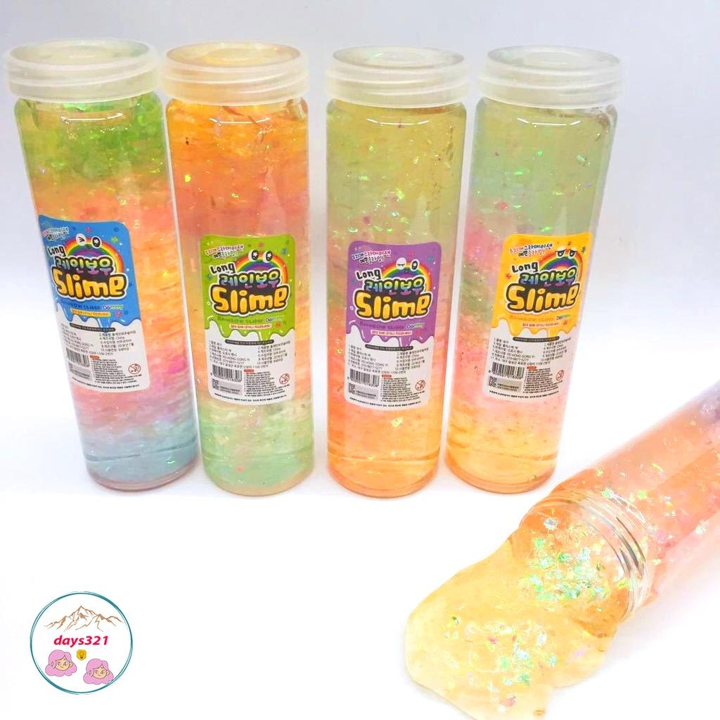 Slime KIM TUYẾN SAO GIẤY dẻo mềm bóng phồng mix 3 màu cực đẹp Đồ chơi hũ slam chất nhờn ma quái squishy