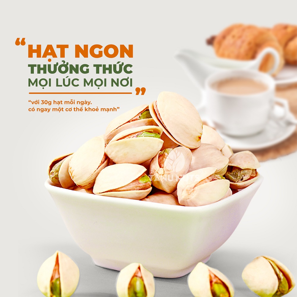 Hạt dẻ cười rang muối TANU NUTS giàu dinh dưỡng tốt cho mẹ bầu, bé