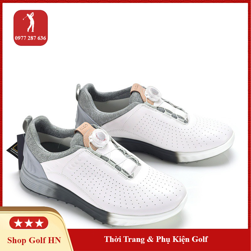 Giày golf Nam Ecco núm vặn Biom kiểu dáng thể thao chống nước êm chân thoáng khí GG033