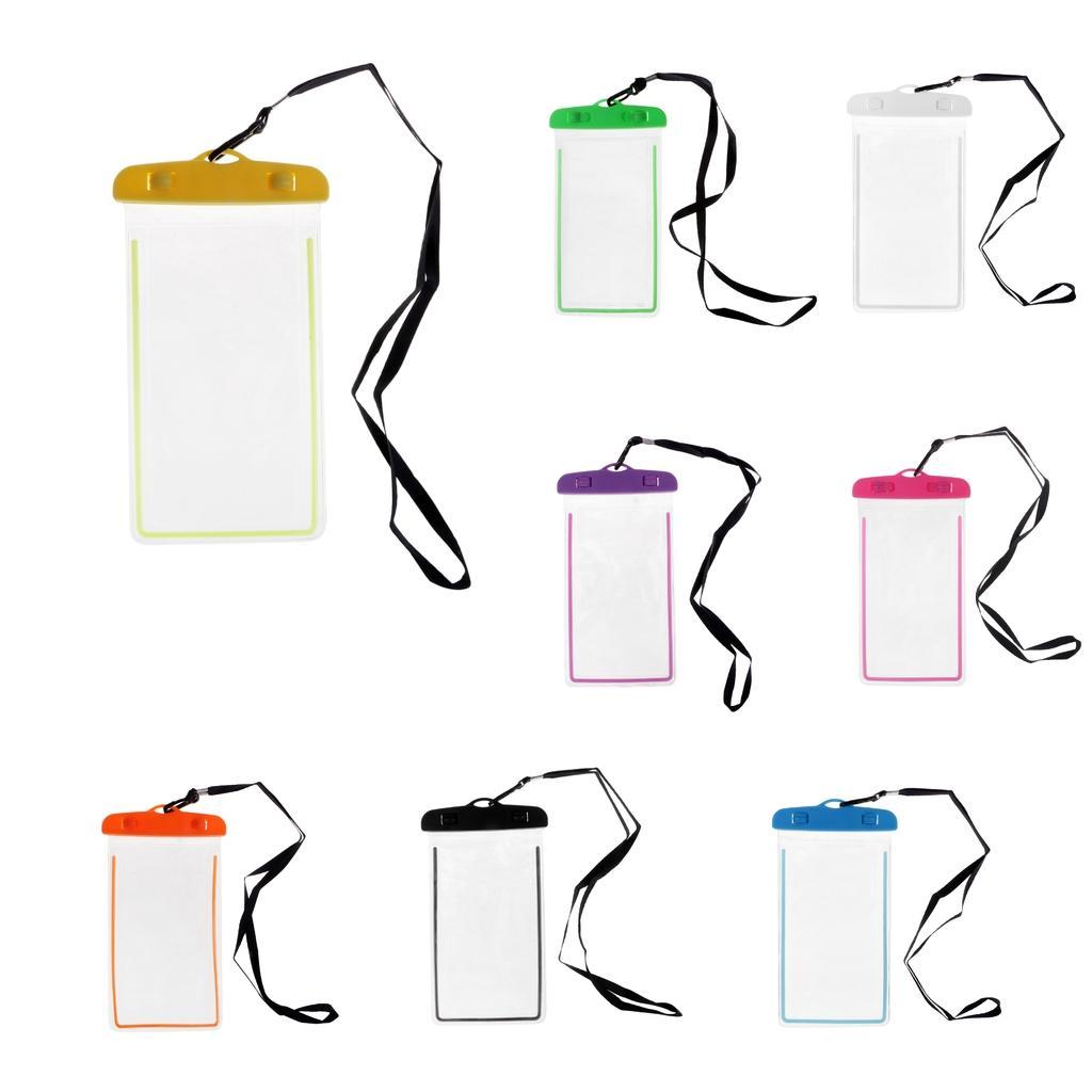 Universal Waterproof Case, Luminous Glow Waterproof Phone Pouch CellPhone Dry Bag for Cell Phones Up To 6" Diagonal