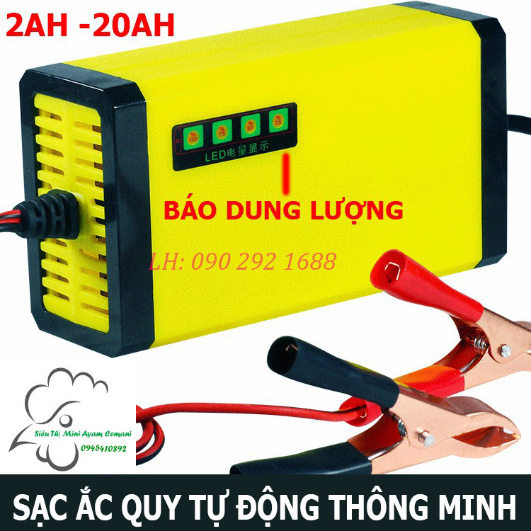 Máy sạc ắc quy tự động 12V-2A