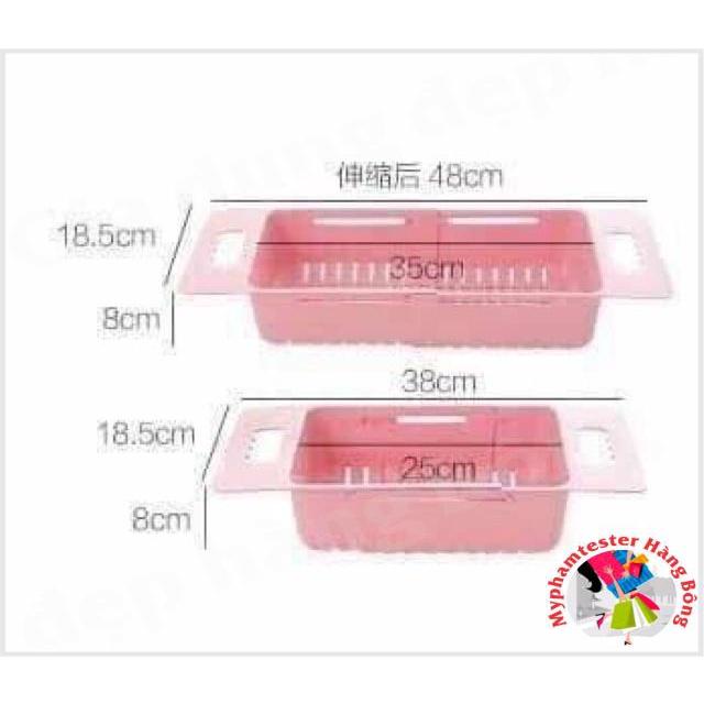Rổ nhựa lúa mạch cài bồn rửa