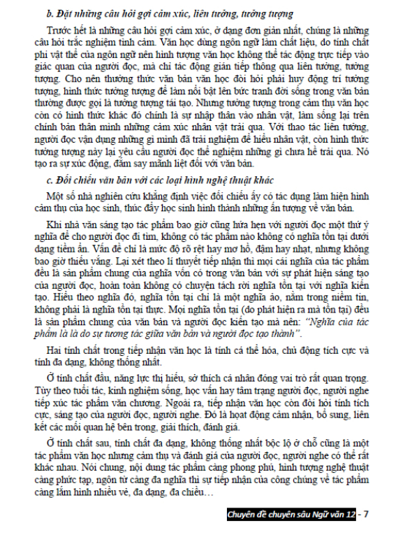 Sách - Chuyên đề chuyên sâu bồi dưỡng ngữ văn 12 (dùn chung các bộ sgk hiện hành) (HA)