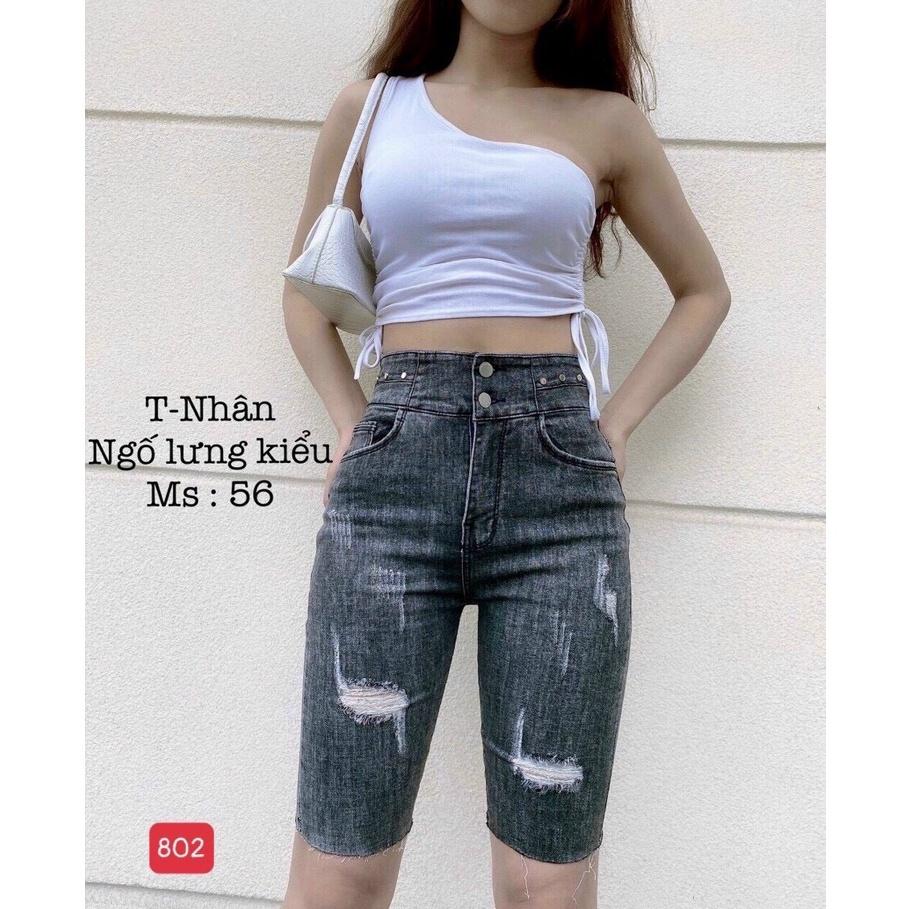 Quần short jean ngố nữ cao cấp, chất liệu denim dễ thương, tôn dáng BEN Shop0807 Z8